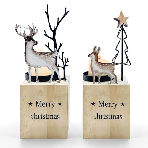 Weihnachtsdeko Kerzenständer Holz, Weihnachtsdeko Innen Weihnachten...