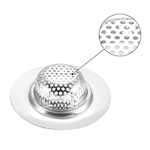 Colador para desagüe de cocina de acero inoxidable 2.75 pulg miniatura 3