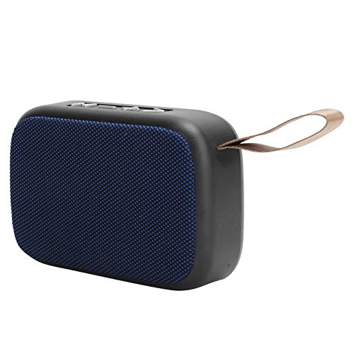 VBESTLIFE Altavoz Bluetooth, Subwoofer estéreo inalámbrico, Mini Reproductor de música USB portátil, con Radio FM, Llamadas Manos Libres, Interior/Exterior(Azul)