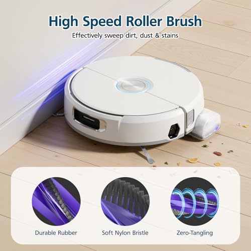 Image of 20-Pack Replacement Parts Accessories for Narwal Flow Robot Vacuum and Mop, Include 1 Zero-Tangling Roller Brushes, 6 Dust Bag, 4 Dust Bin Filters, 2 Track Mop, 6 Side Brushes, and 1 Cleaning Tool