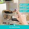 CASABREWS Tornado Basic Conical Burr Coffee Grinder for Home Use, Electric Coffee Bean Grinder with 35 Precise Grind Settings, Stainless Steel