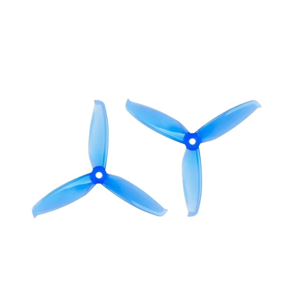 Uniwersalne śmigło PC 5042 5 x 4,2 x 3 z trzema ostrzami, do dronów wyścigowych Freestyle 12,7 cm (2 pary (żółte))