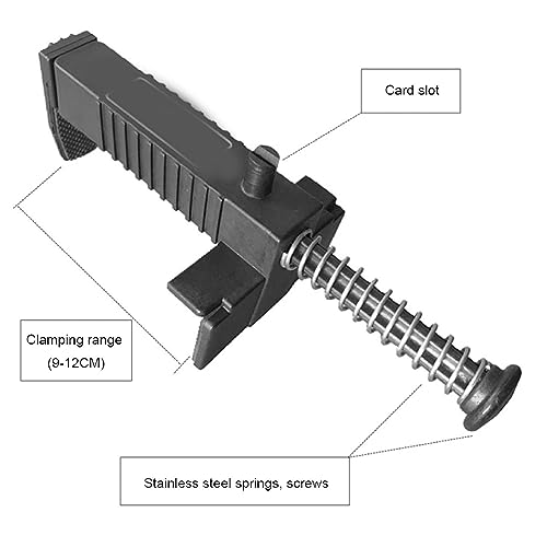 2PCS Brick Liner Runner Wire Drawer, herramienta para nivelar y medir en albañilería, accesorio para ingeniería, clips de línea de ladrillo y pinzas para construcción miniatura 5