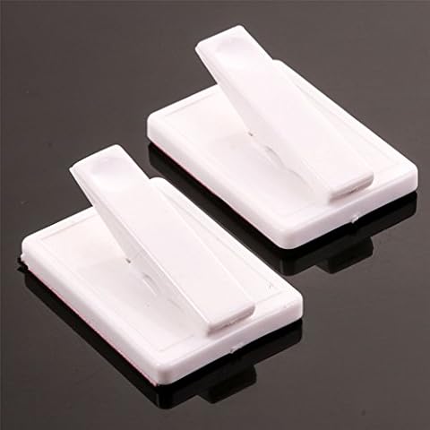 2X Self Adhesive Bill Clips - Kitchen Tea Towel/Apron/Oven Glove Clamp Holder Cover