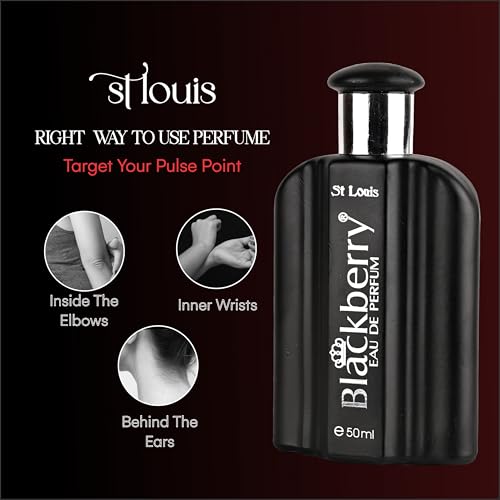 Image of St Louis Blackberry Original Eau De Parfum | For Men & Women | 50 ml Long-Lasting Fragrance | Ideal Gift for Birthdays, Anniversaries & Special Occasions | All-Season Perfume