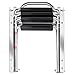 Marinebaby 3-4 Step Boat Ladder Under Platform Slide Mount Boat Boarding Ladder, Telescoping Ladder with a Carry Handle and Mounting Screws, Press-Type Spring Latch (4 Steps)