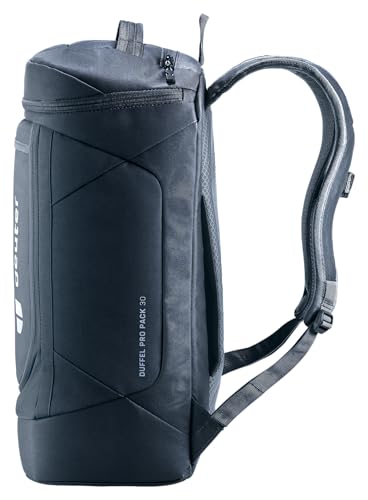 Deuter Unisex Duffel Pro Pack 30, Convertible 30L Duffel & Backpack for Versatile One-Bag Travel & Everyday Use - Black3