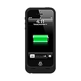 mophie Juice Pack Air Protective Case for iPhone 5, 5S and 5SE, Black