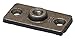 Plate, 3 1/2 in, Electro-Zinc Plated
