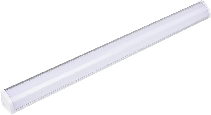 Viugreum 2FT LED Batten Light, 30W LED Tube Light Wall or Ceiling Surface Mounted,3000LM, Daylight 6000K, IP65 Non Corrosive Weatherproof Ceiling Light Fittings for Home/Shop/Office