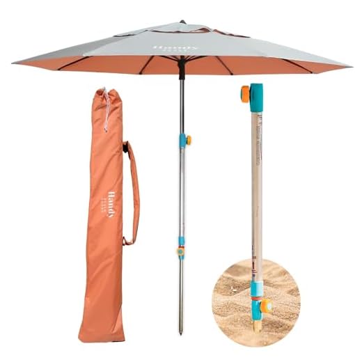 Best sustainable beach umbrella Handy 7ft Beach Umbrella System