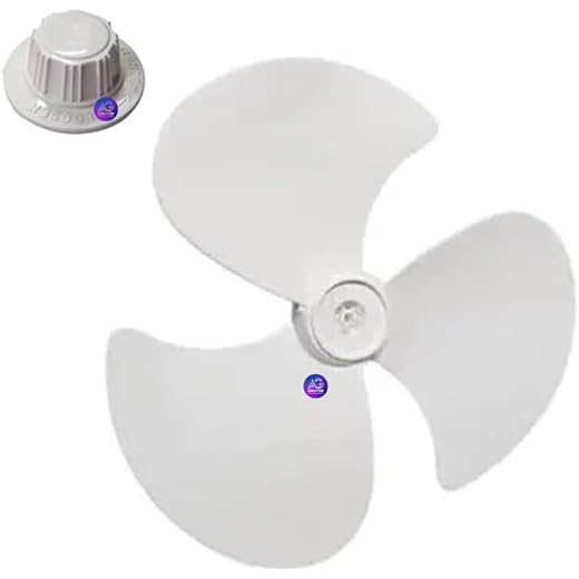 Fan Leaf or Blade white colour 16 inch &Blade Lock Nut Sui