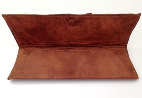 Vintage Crafts FBA_LYSB01M0Y8LVQ-OFFSUPPLIES Leder Nature"Felix" Genuine Leather Stationery Pencil Pen Case Art Pouch Office Uni College Smart Everyday Vintage Unisex Brown thumb #7