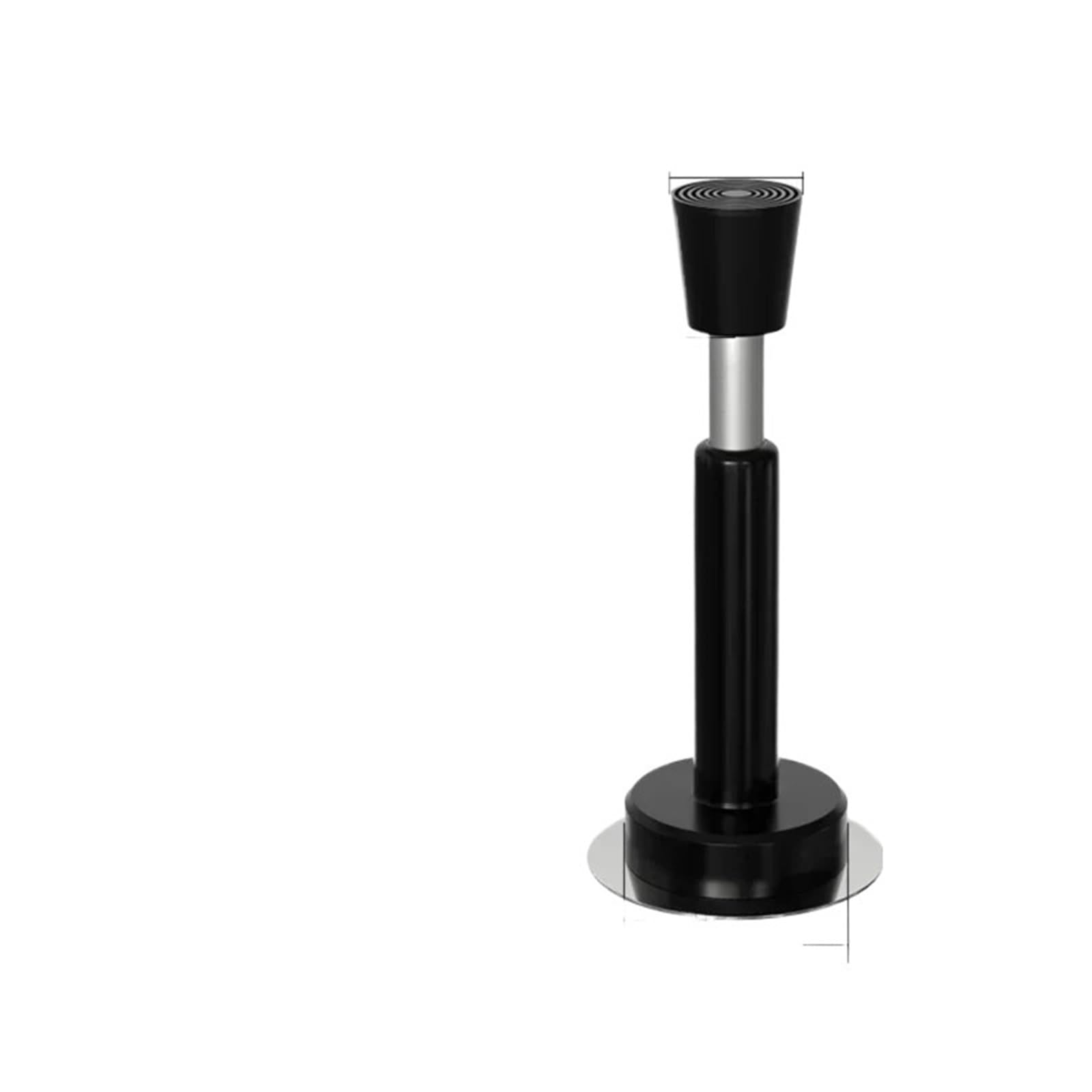 Door Stopper Non Punch Hydraulic Buffer Door Stop Wall Or Floor Bumper for Household Anti Collision(Black-125mm)