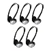 Panasonic RP-HT21 Lightweight Headphones with XBS (5 Pack)