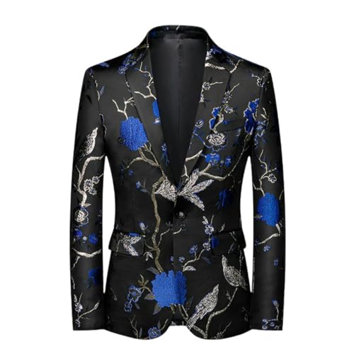 Blazer décontracté homme ajusté jacquard pour en finir avec les looks ternes