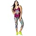 Zumba Burnout Dance Workout Tops Graphic Print Fitness Tank Tops for Women