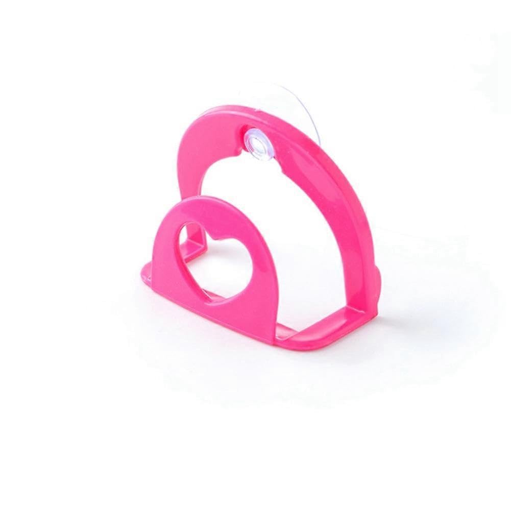 JOYHAPPST Suction Cup Wall Hanger Multi-Functional Kitchen Bathroom Organizer Storage Hook(Rose Red)