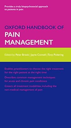 Oxford Handbook of Pain Management book cover