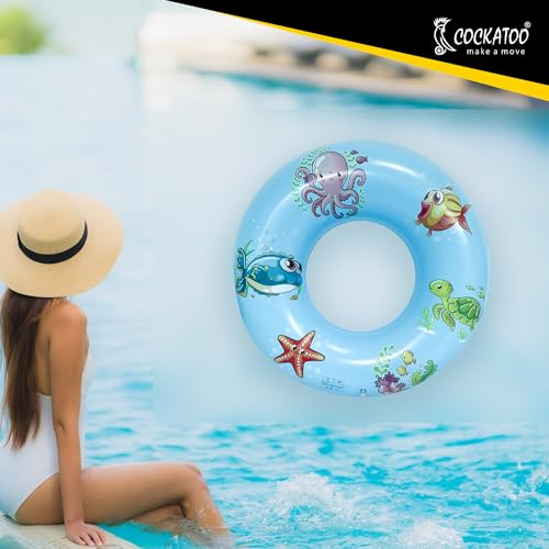 Image of Cockatoo Inflatable PVC Swimming Floats with Handles, Small Swimming Pool Floats
