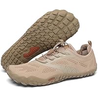 SAGUARO Scarpe Barefoot Minimaliste Uomo Donna - Scarpette Scogli per Spiaggia Acqua - Leggere Antiscivolo Traspiranti - con Padelle Larghe e Zero Gocce, Marrone Seppia, 40 EU