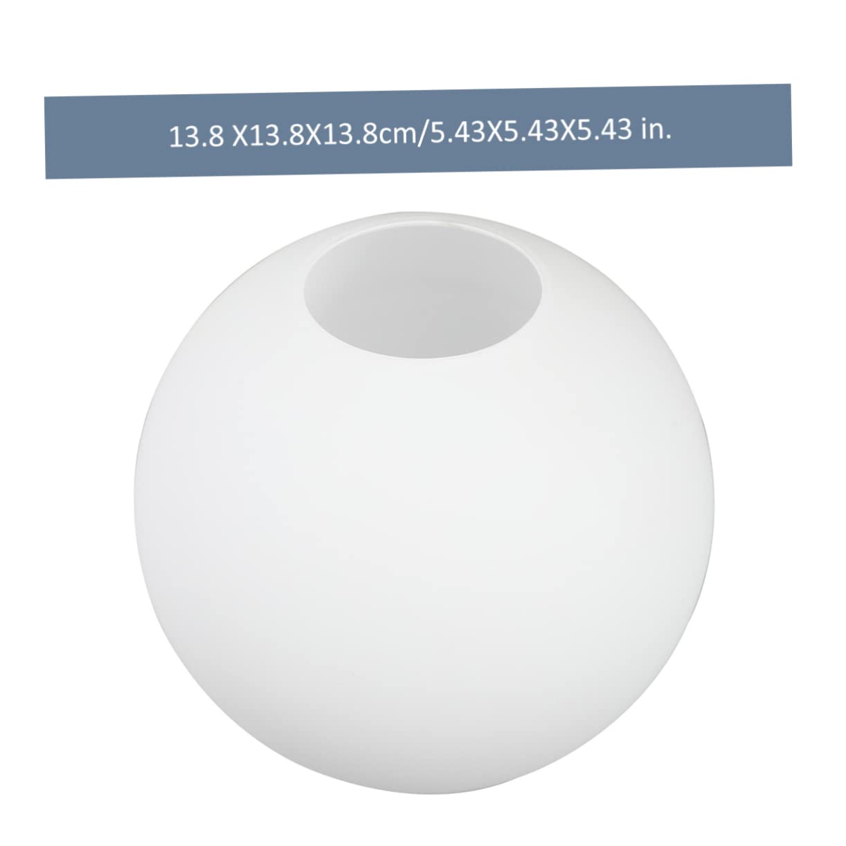BESPORTBLE Pantalla De Lámpara De Globo De Cristal De 20 Cm - Esfera De Cristal Transparente Para Lámparas - Repuesto Ideal Para Lámparas Colgantes y De Pie Diseño Elegante y Moderno