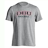 DBU Patriots Baseball T-Shirt – Officially Licensed Gameday Collection Dallas Baptist University DBU Baseball Diamond Fan Shirt – Athletic Heather – Size Medium