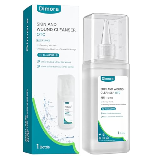 Dimora Wound Cleanser Sting Free Effective Antiseptic Skin Wash for Bedsore 10oz