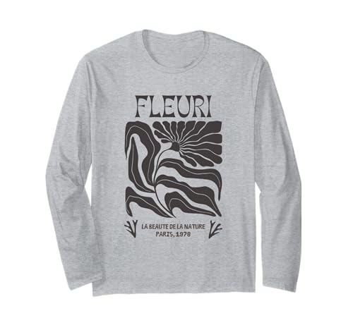 Fleuri la beauté de la naturaleza París 1978 Flor Manga Larga