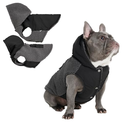 Spark Paws Reversible Dog Hoodie Sweater - Dog Clothes Small Medium Large