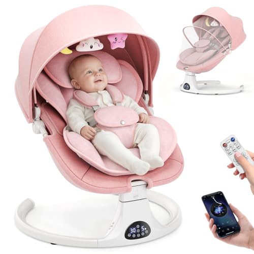 Columpio para niños pequeños con mosquetón de 5 puntos que calma el llanto
