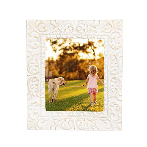 Sungmor Wall Mounted Cast Iron Family Picture Frame, Beautiful Vintage Beige Picture Frame For 6.8X8.2 Photo, Antique Farmhouse Ornate Oil Painting Frame, 10X12 Large & Sturdy Wall Decorating Frame #TOP1