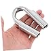 HAKIDZEL Heavy Duty Stainless Steel Wire Rope Thimble for Towing Rigging Construction Reusable Cable Clamp Corrosion-Resistant Protective Chuck for Industrial Use