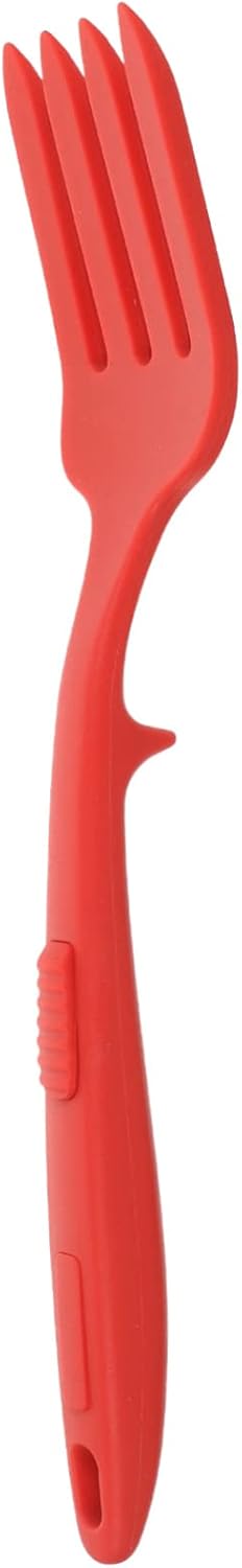 Silicone Pasta Fork, Multi Function Kitchen Cooking Fork for Noodles