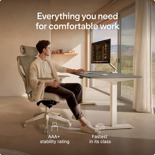 Electric standing desk adjustable
