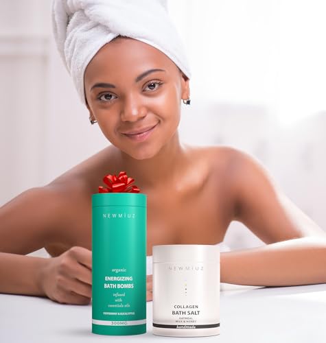 New Miuz EBB Menthol Fizzing Bath Bomb Eucalyptus Peppermint Epsom Salt- Refreshing & Energizing thumb #5