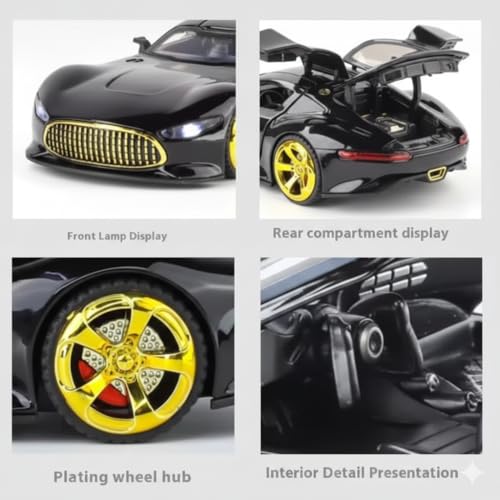 Image of DREAMY DEN 1:32 Scale Luxury SUV Model Car | Alloy Metal Die-Cast Pull Back Toy | Openable Doors, Lights & Music | Collectible Toy for Kids & Gift (Colours as Per Stock)