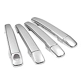 Mirror Chrome Side Door Handle Covers Trims Kits For Mercedes Benz 98-05 M-Class W163 ML320 ML350 ML430 ML500 ML55 AMG ML230 ML270 CDI ML400 CDI 1996-02 W208 CLK 200K 230K 320 430 55 AMG 1993-01 W202 C180 C200 C220 C230 C230K C240 C280 C36 AMG C43 AMG C250D C250TD