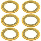 Isslly 6PCS Gearcase Drain Plug Seal Gaskets for Lower Unit Gear Oil Pump, Lower Unit Washers Replacements...