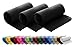 3er Set Polar Fleecedecke OekoTex 130x160 cm ca. 400g schwer mit Anti-Pilling und Kettelrand schwarz