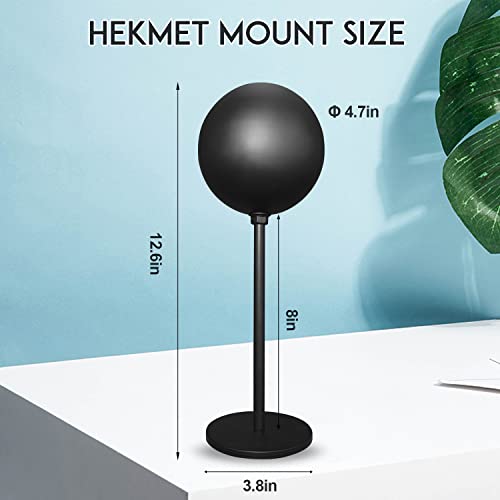 Pxvdyqmotorcyclehelmet Stand Metal, Stand Desktop Hanger Rack Helmet Stand Display 13 In Black(2Pack) #TOP2