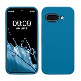 kwmobile Cover per Google Pixel 9a Custodia - Back Case per Smartphone in Silicone TPU - Protezione Gommata - blu indaco