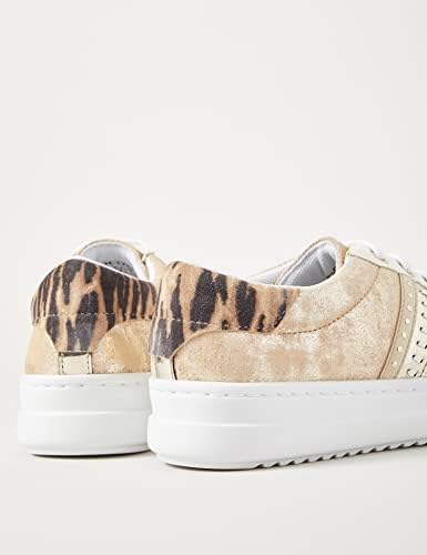 Geox Women's D PONTOISE D' Low-Top Sneakers, Beige Sand Lt Gold C5258, 8 | Image 7
