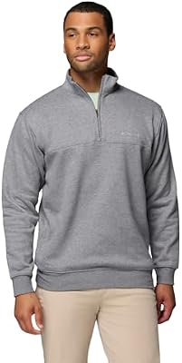 Columbia Men's Hart Mountain II Half Zip Fleece Jacket – Charcoal Heather