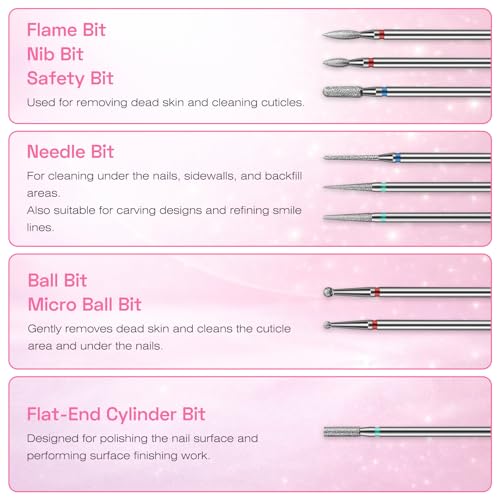 Kit de Brocas para Manicura 22 Piezas Profesional miniatura 4