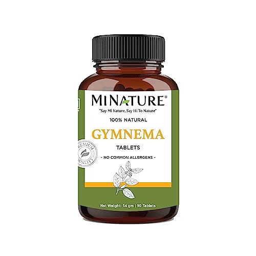 Gymnema Tablets By Mi Nature | 90 Tablets, 1000 Mg | 45 Days Supply | Gurmar | Gymnema Sylvestre Supplements | Vegan #TOP1