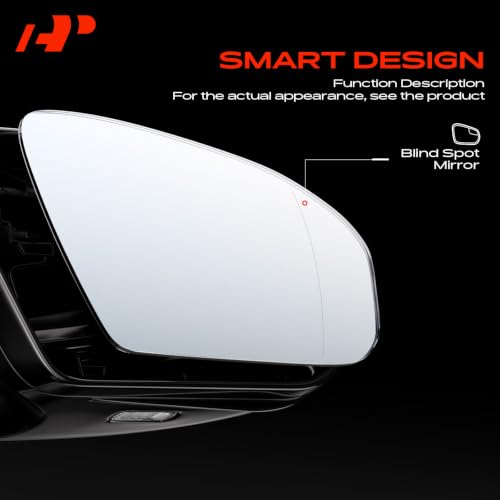 A-Premium Right Passenger Side Non-Heated Mirror Glass with Backing Plate by A-Premium - Used condition - Image 5