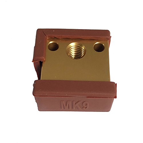 Cctree 3D Printer Heater Block Silicone Cover Mk7/Mk8/Mk9 Hotend For Creality Cr-10,S4,S5,Ender 3,Ender 3 Pro,Ender 3 V2,Ender 5 Pro/Plus,Cr-10 V2, Anet A8 #TOP3