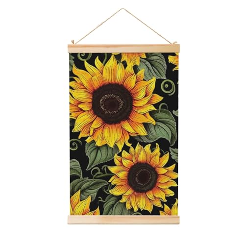 Poster floral tournesol pour embellir un mur vide sans faire de grands travaux