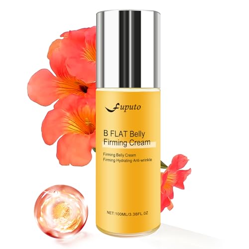 B Flat Belly Firming Cream - Stretch Mark Treatment - Clean and Gentle Belly Cream - Skin Tightening Creams for Cellulite for Stomach Mark & Thighs & Butt, Moisturizing Lifting Body Lotion（100ml